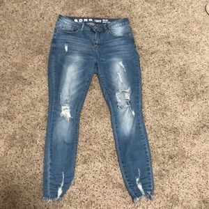 High Rise skinny jeans